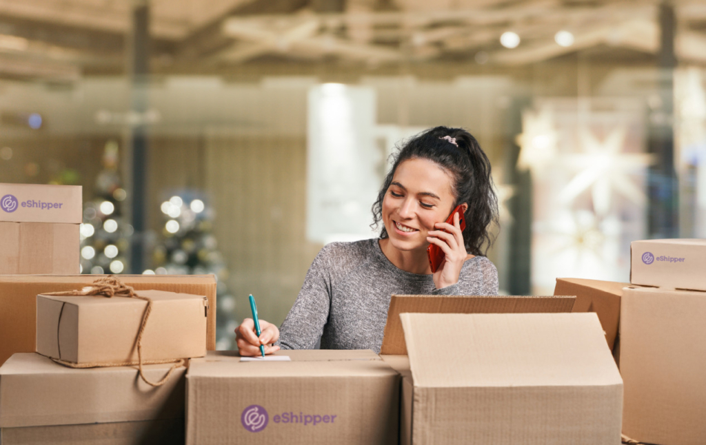 Courier Delivering Holiday Parcels Across Uae