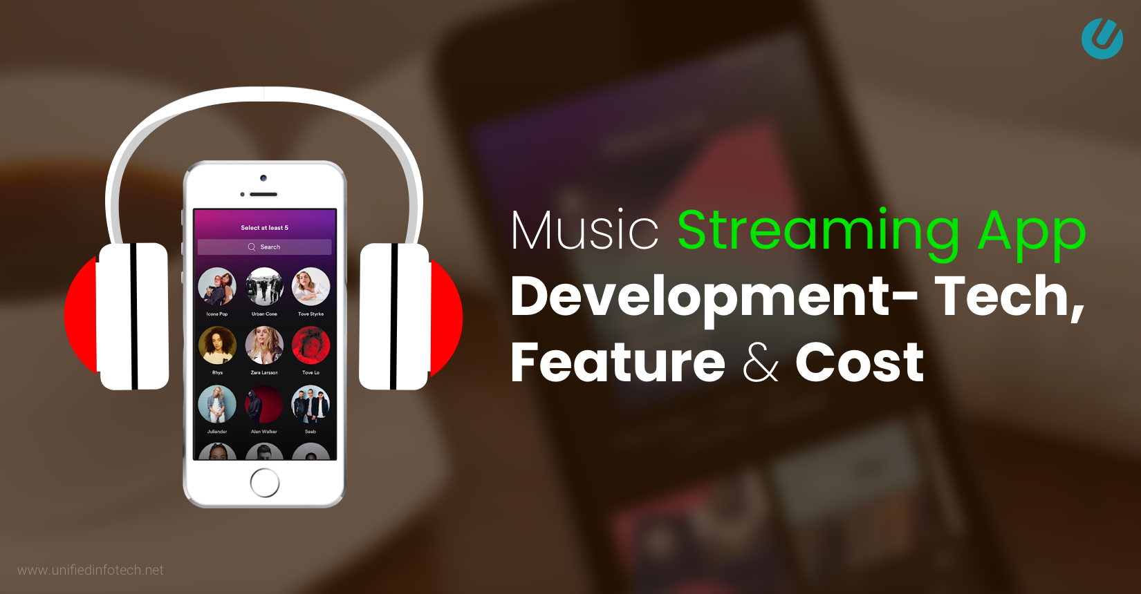 music streaming app development