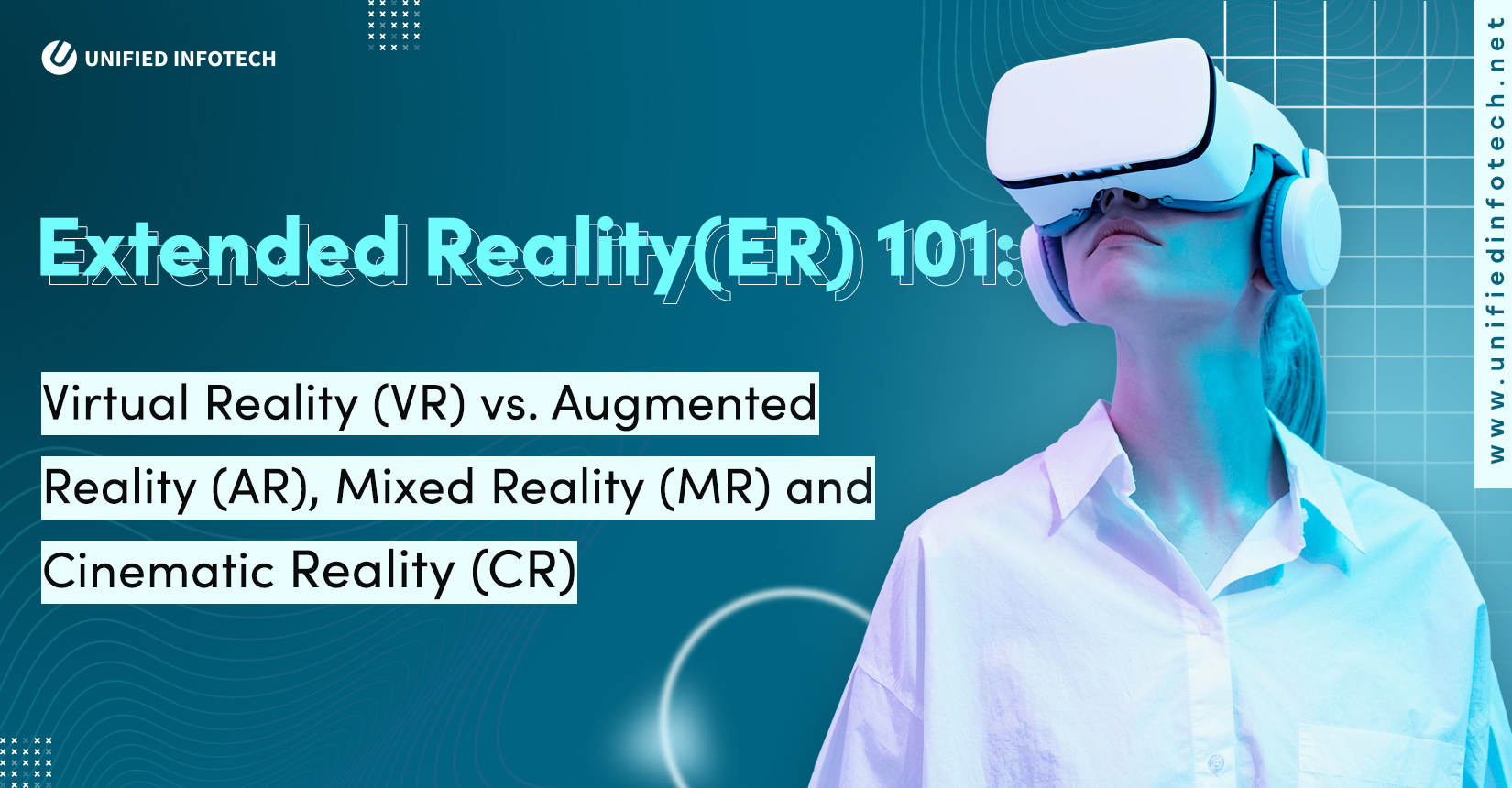 Extended Reality(ER) 101: Virtual Reality (VR) vs. Augmented Reality (AR), Mixed Reality (MR) and Cinematic Reality (CR)